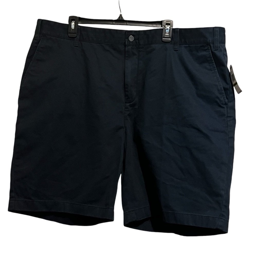 NWT NAUTICA Men’s true navy blue preppy shorts size Big 44W